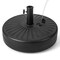 20 Inch Fill-able Heavy-Duty Round Umbrella Base Stand with Metal Supporting Pole